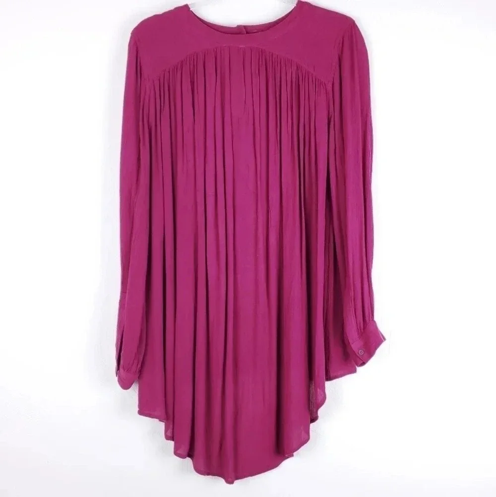Free People Boyfriend Button Front